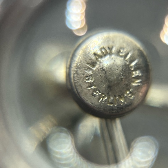 Lady Ellen Sterling silver pearl round screw back earrings Mid Century vintage - Picture 14 of 15